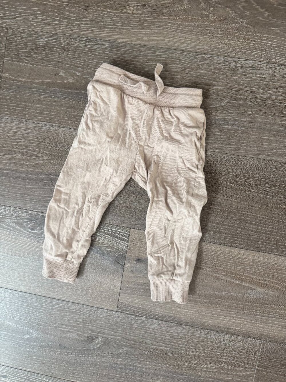 H&M Boys Beige Jogger Sweatpants Size 2T